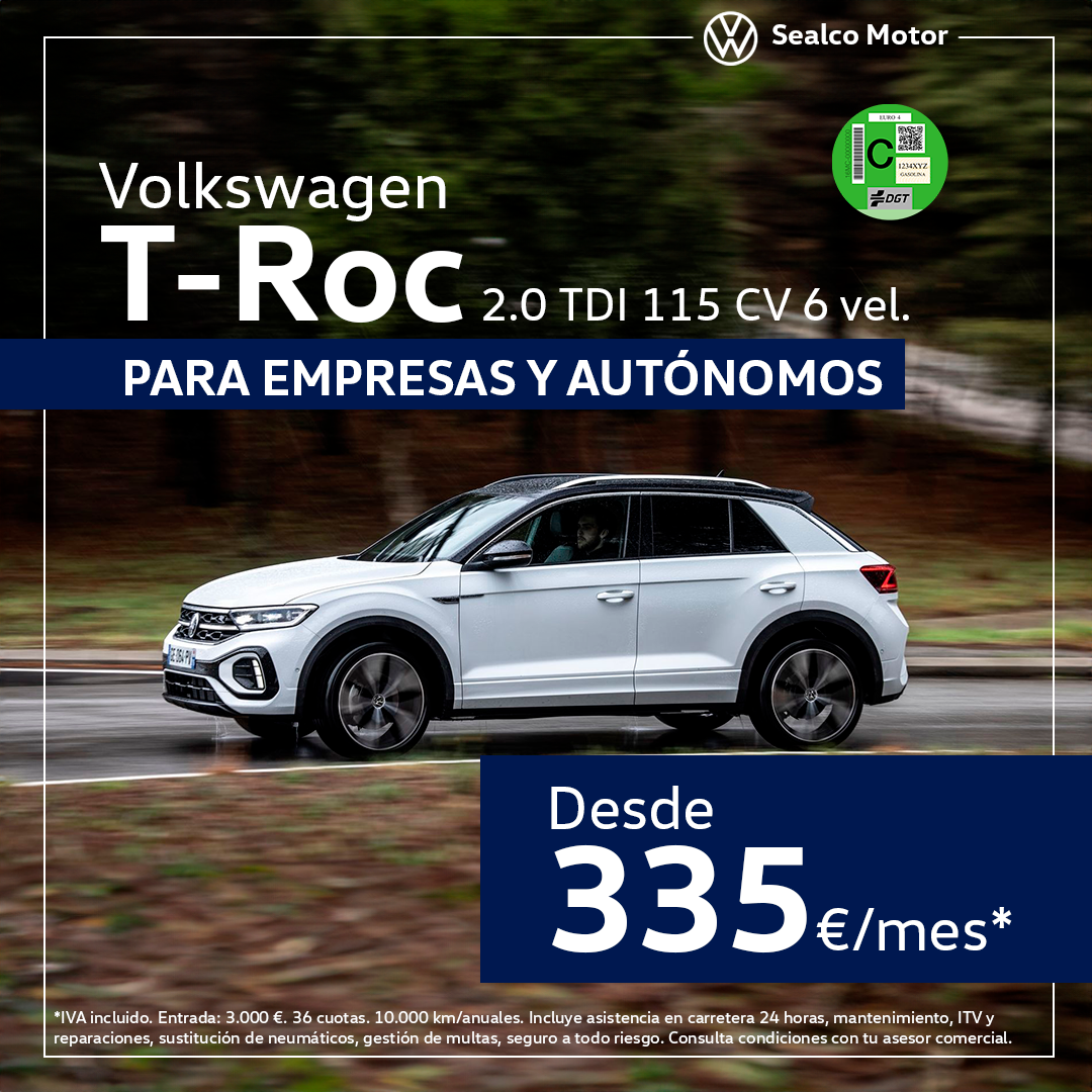 Volkswagen T-Roc empresas mayo
